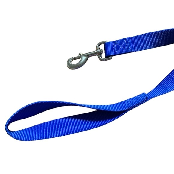 1” Reinforced Walking Lease in Blue, [46” Length] - Picture 2 of 4